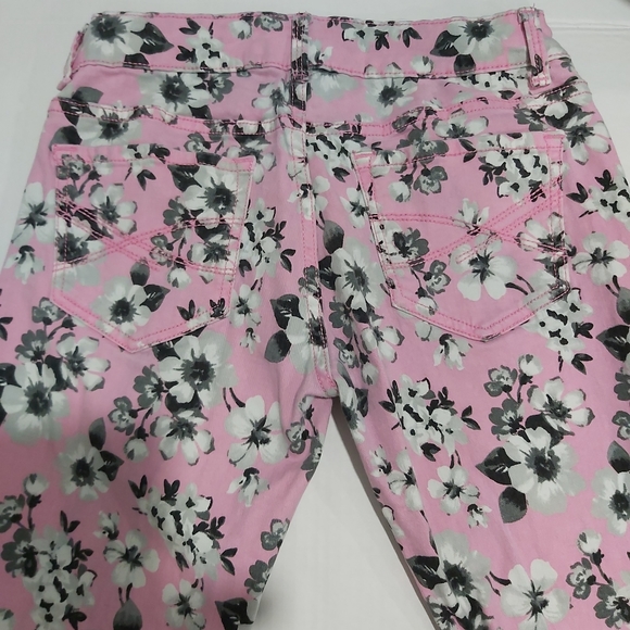 Aeropostale pink floral jegging, size: 5/6 - Picture 5 of 6